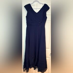 Elegant Navy Blue Dress